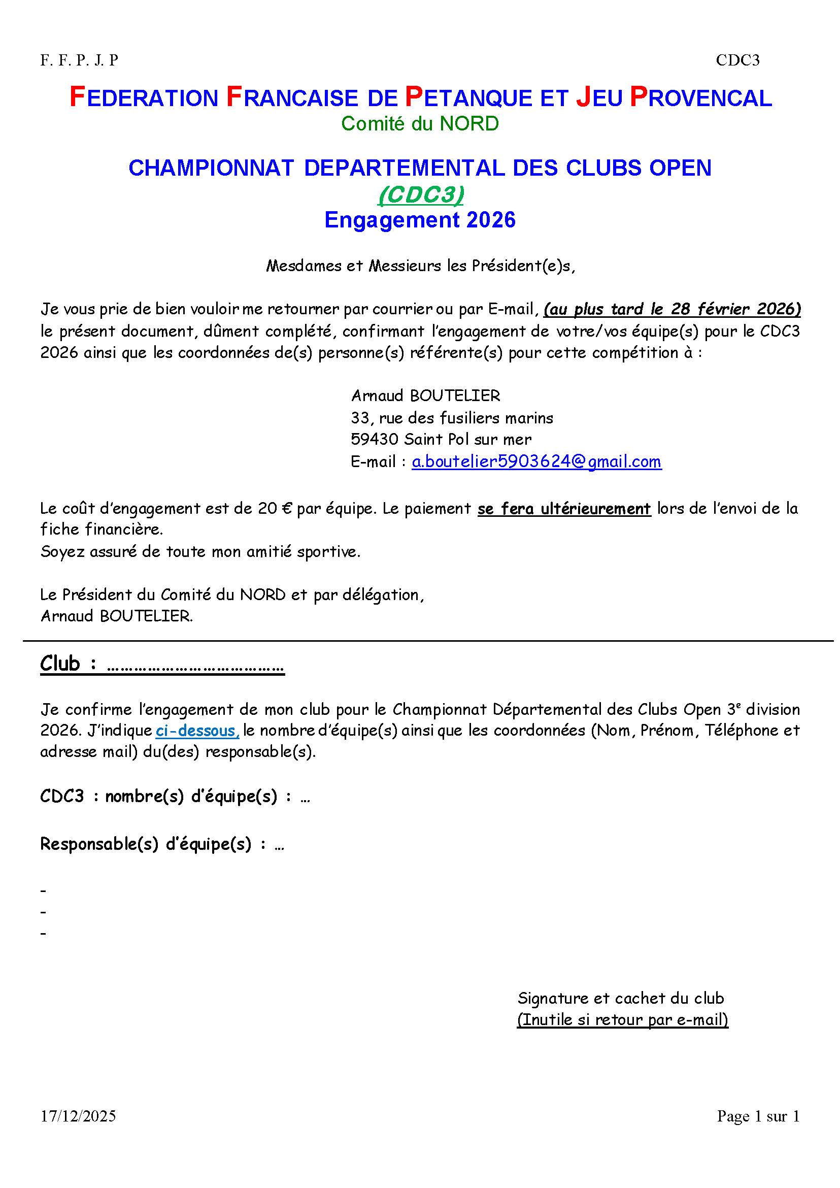 Feuille engagement CDC3 2026